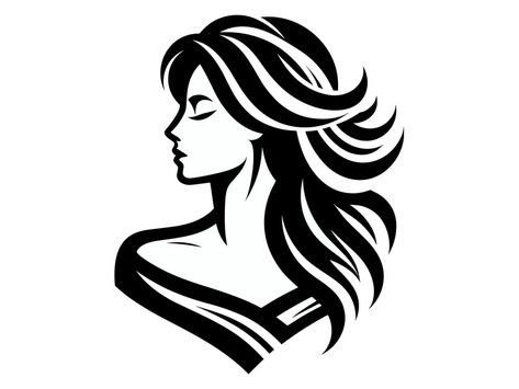 Hair Salon Logo, Hair Salon Logos, Free Logo Templates, Template Png, Flyer And Poster Design, Png Vector, Free Logo, Brand Design, Vector Graphics