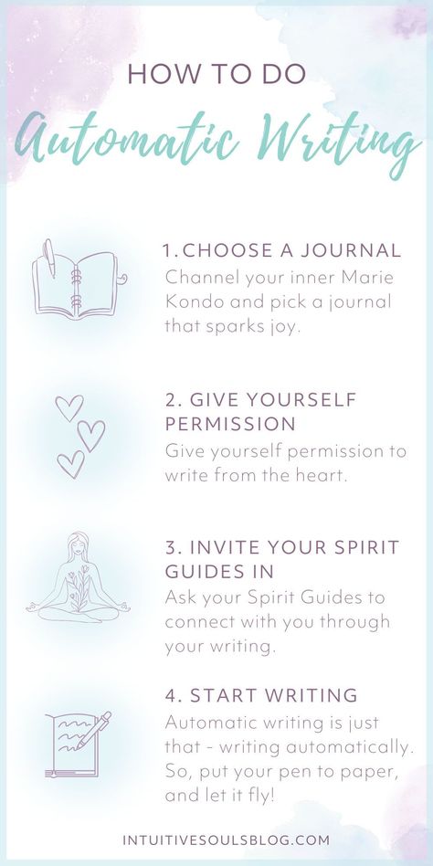 Uncover the secret power of automatic writing and how it can help you tap into your higher self and spirit guides. Dive in, get comfy – your future spiritual self is waiting. Be sure to save the Pin, too! Tap Into Your Power, Automatic Writing Tips, Automatic Writing Spirit Guides, Spirit Writing, Writing Rituals, Ritual Aesthetic, Witches Journal, Spiritual Journaling, Creating A Book