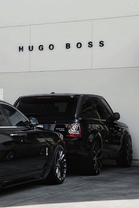 Hugo Boss Range Rover Sport Black, Range Rover Black, Range Rover Sport L320, Range Rover Supercharged, Cars Aesthetic, Car Games, Luxury Suv, Cars Organization, Range Rover Sport