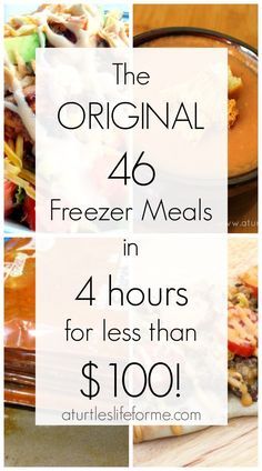 Freeze Meals, Freezer Meal Plan, Recipes Budget, College Budget, Pasta Spinach, Freezer Dinners, Freezer Food, Budget Freezer Meals, Freezer Recipes