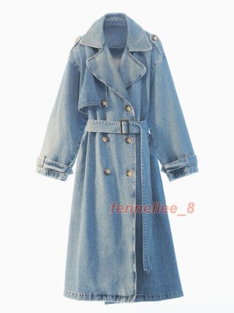 Denim Trench Coats for Women Belt on Waist Slim Jean Coats Blue Jean Jacket   Condition: 100%  Brand new & High quality    Size: S M L Material:Polyester Color: blue Occasion : Casual, Fashion Dear friend: If you feel difficult to choose the size ,you can feel free to contact us, we will give you some suggestion,but it is for you reference only.       About Feedback 1.      Feedback is VERY important to us. 2.      We work very hard to exceed your expectations. We make our living by offering a q Jean Trench Coat, Denim Trench Coat, Women Belt, Jean Jacket Women, Blue Jean Jacket, Trench Coats Women, Outfit Casual, Blue Jacket, Trench Coats