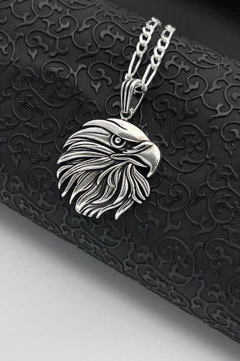 Eagle Jewelry, Abdominal Workout, Eagle Pendant, Patriotic Jewelry, Eagle Necklace, Simple Tattoo Designs, Animal Pendant, Silver Eagle, Simple Tattoo