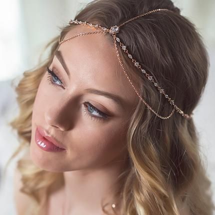 Chain Hair Accessories, Bohemian Bridal Headpiece, Forehead Hair, Chain Headpiece, Chain Headband, Hair Chain, Wedding Hair Head Piece, Hair Chains, Headpiece Jewelry