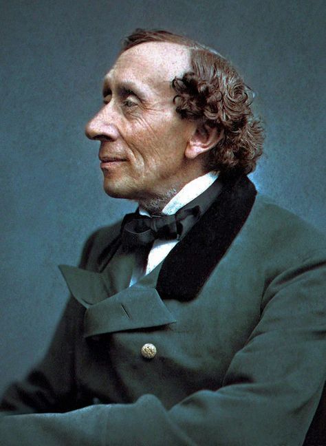 Hans Christian Andersen (1805-1875) Famous Writers, Story Teller, Historical People, Books Literature, Writers And Poets, Hans Christian Andersen, Famous Authors, Hans Christian, Famous Men