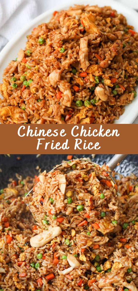 Chinese Takeout Fried Rice, Fried Rice Chicken Marinade, Sauce For Chicken Fried Rice, Best Chinese Fried Rice Recipe, Chinese Style Fried Rice, The Best Chicken Fried Rice, Korean Chicken Fried Rice, Chinese Rice Fried, Slow Cooker Chicken Fried Rice