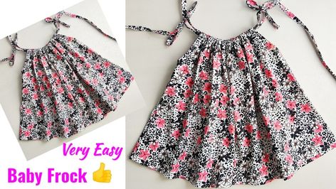 Baby Frocks Designs Cotton Stitching, Summer Frocks For Kids, Simple Frock Designs For Kids, Simple Kids Dress Pattern, Frock Patterns For Kids, Newborn Dress Pattern, Baby Frocks Designs Summer, Baby Frocks Designs Cotton, Summer Frock Designs