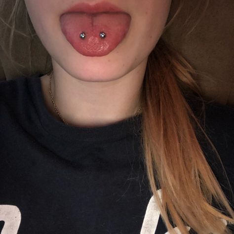 Frog Eyes Piercing Tongue, Venom Piercing, Snake Eyes Piercing, Tongue Piercing Jewelry, Tongue Piercings, Bold Illustration, Mouth Piercings, Double Tongue Piercing, Eye Piercing