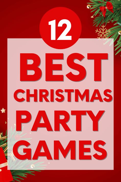 Looking for easy and fun Christmas party games? These hilarious games are easy to put together and have everyone laughing. Fun reindeer games, printable Christmas games, and Christmas minute to win it. Fun Christmas Party Game, Fun Christmas Minute To Win It Games, Games For A Christmas Party, Minute To Win It Games For Christmas, Holiday Adult Games, Red Cup Christmas Games, Fun Christmas Games For Teens, Fun Xmas Party Games, Easy Fun Christmas Games