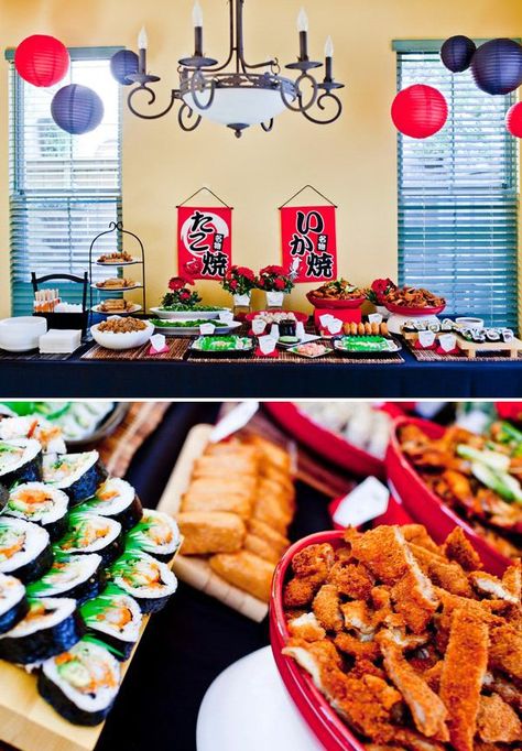 Kicking It Ninjago Style 6th Birthday Party // Hostess with the Mostess® Boys Birthday Party Food, Asian Birthday, Naruto Party Ideas, Birthday Party Food Ideas, Thomas Birthday Parties, Lego Ninjago Birthday, Naruto Birthday, Ninjago Birthday Party, Kids Birthday Party Food