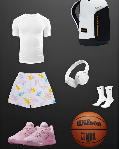 Outfit ideas 4 hoopers🏀. Link in bio🔗✅. #basketball #outfit #clothing #foryou #athletes #nba #hiphop Hooping Fits, Basketball Fits, Basketball Outfits, Ball Outfits, Basketball Outfit, Drip Clothing, Basketball Accessories, Boyfriend Gift Basket, Styled Outfits