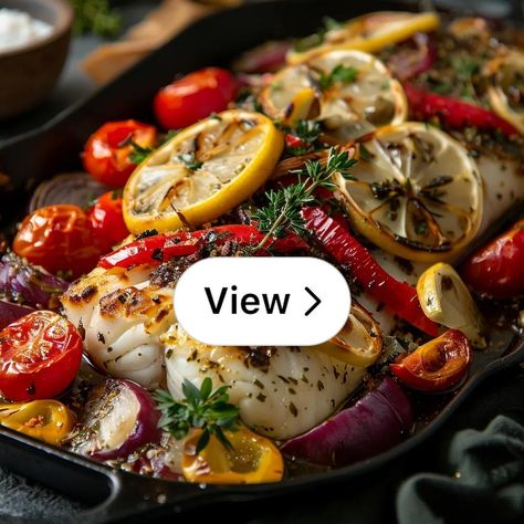 Mediterranean Tilapia Recipes, Mediterranean Baked Fish, Baked White Fish, Baked Tilapia, White Fish, Baked Fish, Mediterranean Diet Recipes, Mediterranean Diet, Healthy Meals