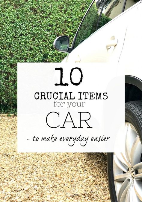 Car organising - Crucial items to keep in your car Car Makeover, Home Cleaning Routine, Home Organisation Tips, Cars Brands, Car Packing, Car Box, Must Have Car Accessories, Simplify Your Home, Organisation Tips