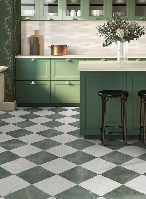 Checkered Floor Kitchen, Checkered Tile, Peel And Stick Floor Tiles, Stick Floor Tiles, Interlocking Floor Tiles, Checkered Floor, Stone Bath Mat, Stick Wall Art, Interlocking Flooring