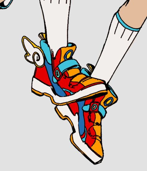 Flight Shoes, Cool Kicks, Everyday People, Art Manga, 캐릭터 드로잉, Wow Art, Drawing Clothes, Art Tutorials Drawing, Art Studies