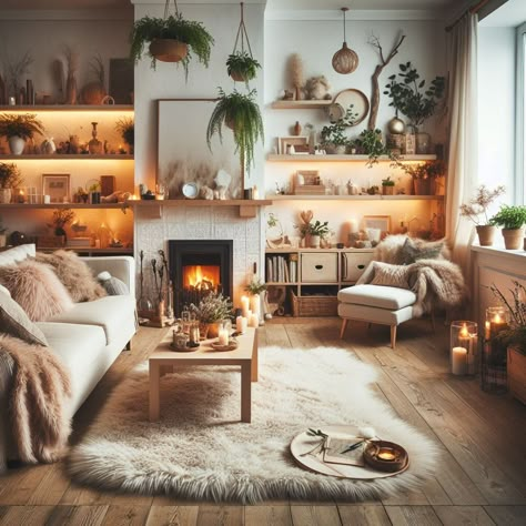 Aesthetic Living Room Cozy Hygge Hygge Living Room Lighting, Boho Hygge Living Room, Hygge Aesthetic Living Room, Cosy Scandi Living Room, Hygge Home Office, Cozy Hygge Living Room, Hygge Aesthetic Home, Hygge Living Room Ideas, Hygge Apartment