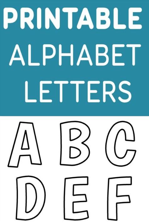 Printable free alphabet templates are useful for a myriad of projects for school, crafts, scrapbooking, teaching kids their letters, a homeschool room and more. Keep these free printables handy. Go ahead and print yours now. Alphabet Stencils Printables, Free Printable Alphabet Templates, Free Printable Letter Templates, Letter Stencils Printables, Stencils Printables Templates, Printable Letter Templates, Alphabet Letter Templates, Free Stencils Printables, Free Printable Alphabet