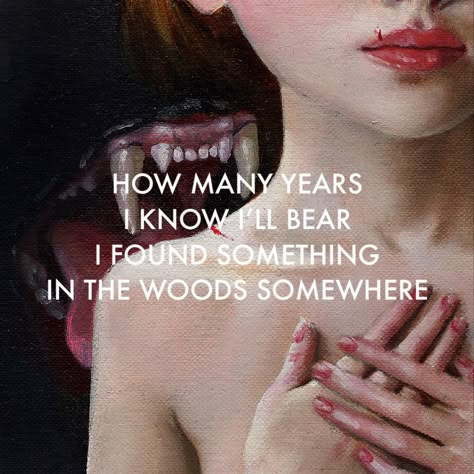 Foreshadowing by Jana Brike // In the Woods Somewhere by Hozier Hozier Art, Cherry Wine Hozier, Hozier Lyrics, In The Woods Somewhere, Bog Man, Fly Art, Devil You Know, Cupid And Psyche, Sun Painting