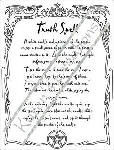 Homemade Halloween Spell Book - Karen's Cubby.com Tell The Truth Spell, Real Magic Spells That Work, Black Magic Spell Book, Mals Spell Book, Swear Words Quotes, Truth Spell, Halloween Spell Book, Curse Spells, Candle Magic Spells