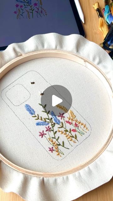 8.8M views · 579K likes | Jenny ~ Embroidery Art, Design & Crafts on Instagram: "Phone case for Spring (Please read caption) 🐝When I was doing some research I read that all phone cases should be removed for charging, I know some of you might think it’s mad but I’m just sharing incase it’s something you want to do, with either a bought or homemade case. So, just to confirm, as I’ve read,with all phone cases, i will be removing this when charging to prevent overheating. Taking the case of is also better for the battery life. 😊 . . #phonecase  #loveembroiderymag  #valentinesideas  #handmade  #embroideryinstaguild  #embroidereddenim  #sewing  #embroideryart  #embroideryhoop  #embroidered  #embroideryartist  #embroideryartwork  #valentineidea  #embroiderywork  #hoopartembroidery  #handmadewit Phone Cases Embroidered, Embroidered Iphone Case, Embroidered Phone Case Diy, 2023 Phone Case, Embroidered Phone Case, Embroidery Phone Case, Homemade Phone Cases, Instagram Phone, Read Caption