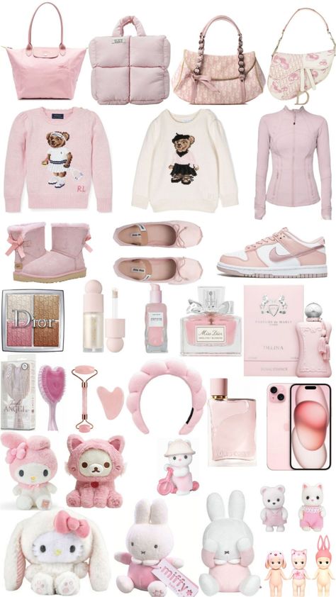 Affordable Christmas Wishlist, Pink Birthday Wishlist, Pink Aesthetic Wishlist, Pink Christmas List, Pink Christmas Wishlist, Pink Things To Buy, Y2k Wishlist, Christmas Wishlist 2023, Birthday Wishlist Aesthetic