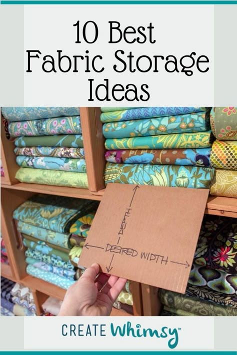 Fabric Stash Storage, Thread Storage Ideas, Fabric Stash Organization, Fabric Storage Ideas, Fabric Storage Solutions, Quilt Room Organization, Sewing Pattern Storage, Colorful Hairstyles, Sewing Room Inspiration