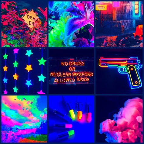 Cool Color Pallete Aesthetic, Funky Core Aesthetic, Weird Core Color Palette, Scenecore Color Palette, Eyestrain Color Palette, Hyperpop Moodboard, Pink Green Moodboard, Rave Color Palette, Eyestrain Art Color Palette