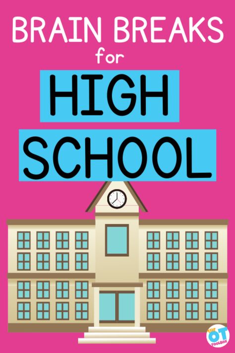 In the high school setting, we are seeing more of a need for brain breaks for high school kids than ever before. In this article we are covering brain break activities for high school as a way to incorporate movement within the high school setting. You’ll also want to refer to our resource on middle school brain breaks for more resources on brain-break ideas for teens and older kids. Movement Breaks For High School, High School Advisory Activities, Brain Breaks For High School Students, Brain Break Ideas High Schools, Break Ideas For Students, Fun Friday Activities Classroom Ideas High School, High School Wellness Center Ideas, High School Fun Activities, High School Brain Breaks