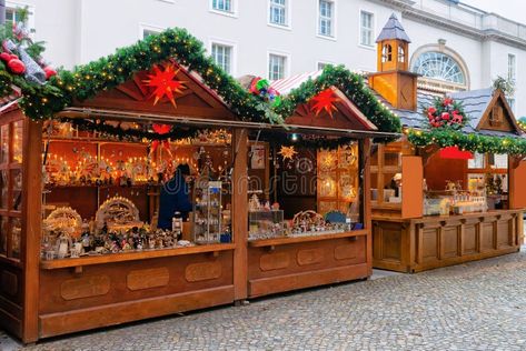 Photo about Christmas Market in Opernpalais at Mitte in Winter Berlin, Germany. Advent Fair Decoration and Stalls with Crafts Items on the Bazaar. Image of berlin, evening, fair - 131500370 German Christmas Market Stall, Germany December, Christmas Market Stall, German Bakery, Christmas Shop Window, Stand Feria, European Christmas, German Christmas Markets, Christmas Markets Europe