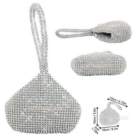 Wocharm Mini Soft Body Bridesmaid women girl bride bling ... https://www.amazon.co.uk/dp/B01HDKMXV8/ref=cm_sw_r_pi_dp_x_EdmeybE1C1AAT Silver Handheld Clutch For Party, Silver Crystal Clutch For Party, Party Handheld Bag With Silver-tone Hardware, Elegant Silver Crystal Bag, Glamorous Silver Crystal Clutch, Church Outfit Winter, Clutch Pouch, Church Outfits, Bling Bling