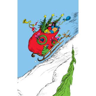 Dr-Seuss - The Grinch & Max Runaway Sleigh Xmas Invitations, Dr Seuss Books, Dr. Seuss, Grinch Who Stole Christmas, Merry Christmas Diy, Grinch Stole Christmas, Grinch Christmas, The Grinch, Christmas Books