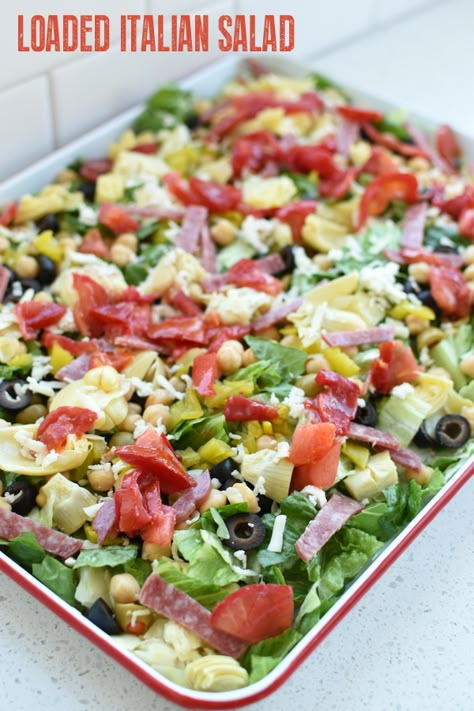 Salad Macaroni, Italian Salad Recipes, Copycat Olive Garden, Antipasto Salad, Super Salads, Fresh Salad Recipes, Diner Recept, Italian Salad Dressing, Yummy Salads