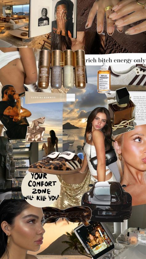 vanilla girl moodbard | gold girl | gold moodboard | vanilla moodboard | Gold Moodboard, Jewelry Moodboard, Vision Collage, Life Vision Board, Nyc Girl, Vision Board Manifestation, Vanilla Girl, Gold Girl, Manifestation Board