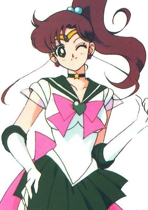 Sailor Jupiter Fanart, Sailor Moon Makoto, Sailor Moon Jupiter, Makoto Kino, Sailor Guardians, Sailor Moon Fan Art, Sailor Moon Aesthetic, Sailor Scout, Sailor Moon Character