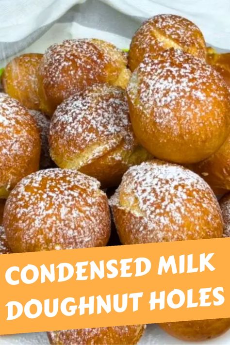 Do you have some sweetened condensed milk lying around? Let us turn it into something irresistibly delicious with this sweetened condensed milk recipe! 🍩✨ These bite-sized delights are irresistibly soft and sweet, with a rich, creamy flavor. Perfect for any occasion, they’re a treat everyone will love! 🎉💖 Unsweetened Condensed Milk Recipe, Easy Desserts Using Sweetened Condensed Milk, Lemon And Condensed Milk Recipes, Sweet Condensed Milk Desserts Easy, No Milk Desserts Easy, Dessert Sweetened Condensed Milk, Condensed Milk Pudding Recipes, Easy Quick Treats, Recipes For Condensed Milk