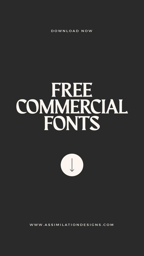 Free Commercial Fonts - Assimilation Designs Free Modern Fonts For Commercial Use, Free Fonts For Logo Design, Best Free Fonts For Commercial Use, Free Masculine Fonts, Modern Serif Fonts Free, Bold Elegant Font, Free Fonts Commercial Use, Free For Commercial Use Fonts, Restaurant Fonts Typography