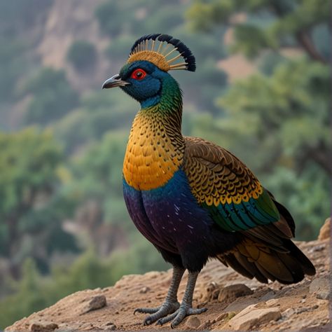 Perfect shot😍 The Himalayan Monal The Himalayan Monal, renowned for its striking plumage, is a symbol of the Himalayas' grandeur. Found in the dense forests and alpine meadows of the region, it boasts a kaleidoscope of colors, from iridescent green to vivid blue and fiery red. This avian gem is the national bird of Nepal and the state bird of Uttarakhand in India. Its habitat spans across Pakistan, India, Nepal, Bhutan, and parts of China. The Monal's distinctive call echoes through the moun... Nepal National Bird, Himalayan Monal, National Animal, Alpine Meadow, Bird Photos, State Birds, National Symbols, Iridescent Green, Colorful Bird