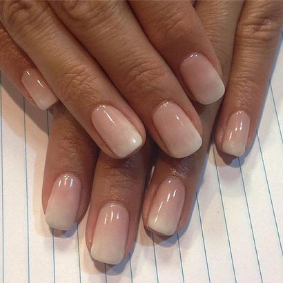 Ombre French Nails, Ombre Nails Tutorial, Ombre Gel Nails, Baby Boomers Nails, Gel Nails French, Ombre Manicure, Glitter Accent Nails, French Ombre, Inspiration Tattoo