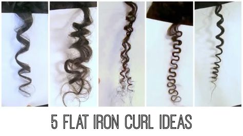 Hair styles Full Head Sew In, Flat Iron Curls Tutorial, Straw Curls, Iron Curls, Curls With Straightener, Angled Bobs, Bantu Knot Out, Easy Curls, Curl Tutorial