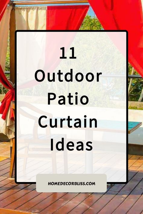 Outdoor Patio Curtains Outdoor Carport Ideas Decor, Patios With Curtains, Diy Porch Curtains Outdoor Drapes, Outdoor Drapes Patio Porch Ideas, Patio Curtains Outdoor Diy, Gazebo Curtains Outdoor Diy, Porch Curtains Outdoor Diy, Outdoor Patio Curtains Ideas, Curtain Instead Of Door