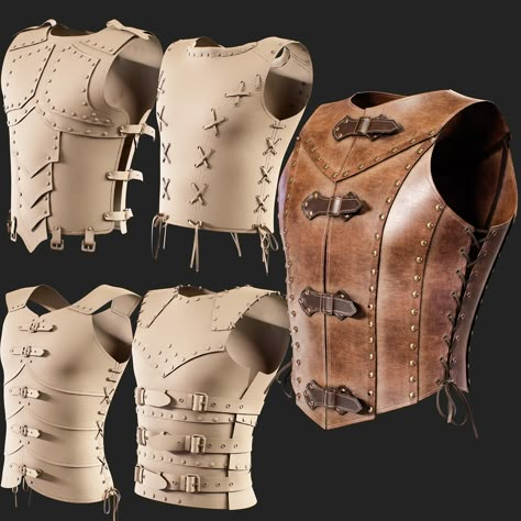 Medieval Leather Armor Men, Mens Leather Armor, Leather Armor Male, Leather Armor Dnd, Diy Leather Armor, Leather Armor Pattern, Medieval Leather Armor, Leather Armour, Medieval Cosplay