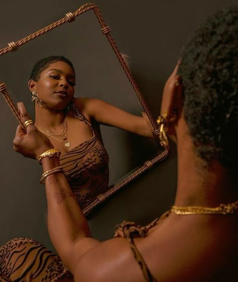 Mirror Mirror on the Wall | Melanin Adorned Bday Shoot, 21st Birthday Photoshoot, Beautiful Photoshoot Ideas, Glam Photoshoot, Creative Photoshoot Ideas, Beauty Photoshoot, Black Photography, Fun Photoshoot, Beautiful Photoshoot