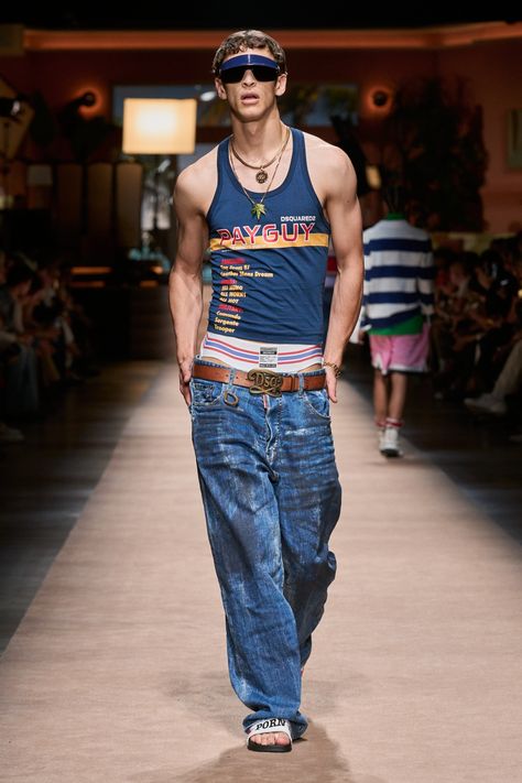 2002 Mens Fashion, 2000s Clothing Catalog, 2000s Chinese Fashion Men, Mcbling Outfits Men, Y2k Gay Fashion, 2010s Mens Fashion, Mcbling Men, 00s Fashion Men, Dsquared Runway