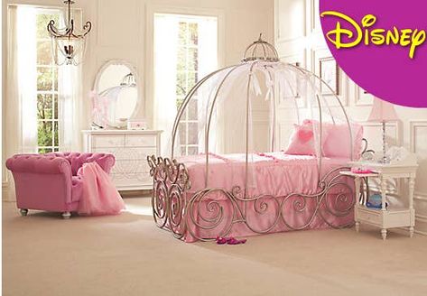 Give your kid sweet dreams with this Cinderella carriage bed. Cinderella Carriage Bed, Disney Princess Furniture, Princess Bedroom Set, Bedroom Accessories Ideas, Disney Princess Bedding, Princess Furniture, Carriage Bed, Disney Princess Bedroom, Girls Bedroom Sets