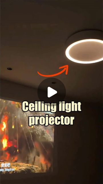 Aleadhomeappliances on Instagram: "Have you ever thought about it? The ceiling light can also be combined with a projector to become such an intelligent light.

#projector #lamp #light #led #smarthome #lightingdecor #homedecor #lightingdesign #lampdesign #interiordesign #lampfactory #ledstriplights #ledstrips #diy #installation #designer #architect #architecture #instagood #home #atmosphere #aleadhome #aleadlighting #madeinchina #chinaproducts" Diy Projector, Ceiling Projector, Light Projector, Projector Lamp, Led Stripes, Diy Installation, Light Led, The Ceiling, Lamp Design