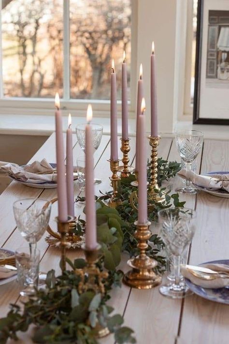 Tafel Decor, Candle Dinner, Wedding Mood, Home Decor Trends, Christmas Inspiration, Decoration Table, Christmas Table, Winter Decor, Trending Decor