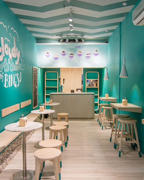 Search Images | Photos, videos, logos, illustrations and branding on Behance Cafe Theme Ideas, Heladerias Ideas Decoracion, Mini Cafeteria, Restaurant Design Rustic, Restaurant Exterior Design, Kids Restaurants, Restaurant Plan, Smoothie Shop, Bakery Interior