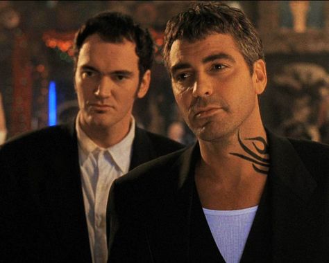 Quentin Tarantino, George Clooney in "From Dusk Till Dawn" (Robert Rodriguez, 1996) Horror Movies On Netflix, Kung Fury, Quentin Tarantino Movies, From Dusk Till Dawn, Danny Glover, Best Horror Movies, Liam Neeson, Dusk Till Dawn, Mel Gibson