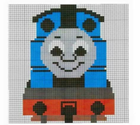 Thomas the Train Graph Bobble Crochet, Baby Sweater Knitting Pattern, Baby Afghan Crochet, Thomas The Tank, Thomas The Tank Engine, Thomas The Train, Cross Stitch Baby, Knitting Gift, Crochet Chart