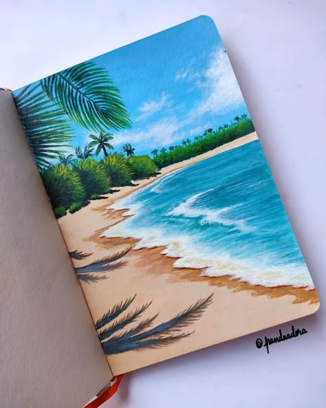 Art On The Beach, Beach Art Drawing, Drawing Ideas Beach, Ocean Theme Painting, Drawing Of Beach, Painting Ideas People, Beach Watercolor Paintings, Beach Drawing Ideas, Beach Painting Acrylic