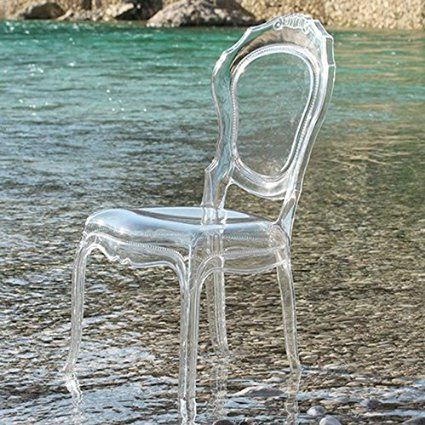 White Plastic Chairs, Transparent Chair, Mid Century Contemporary, Chair Design Modern, Glam Modern, Ghost Chairs, Dining Room Arm Chairs, Chair Ideas, Senior Poses